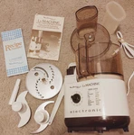 Moulinex Machine Food Processor LM5 & 3 Blades Tested Works Great Shape. Fixed Price $19.99.