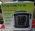 TIM3 MACHIN3 Rice Cooker Fuzzy Logic 2.0 900W 20 Cups Cooked Capacity New Box. Fixed Price $79.99.