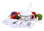 Food - 7 In 1 Chopper, Mixer, Blender, Whipper, Slicer, Shredder, Jul.... Fixed Price $45.92.