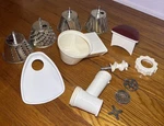 Vintage Super Chef Electric Salad Maker Meat Grinder Parts Made France. Fixed Price $29.95.