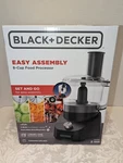 Black+decker Easy Assembly 8-CUP Food Processor Blades FP4150BC Sealed. Fixed Price $23.99.
