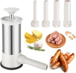 Manual Sausage Stuffers, 2.2-POUND Household Vertical Makers With 4. Fixed Price $22.40.