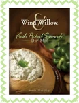 Wind & Willow 1 Pack Fresh Picked Spinach Dip Mix For Chips, Veggies, Crackers. Fixed Price $10.99.