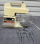 Vintage Oster 16-SPEED Electronic Touch Control Kitchen Center Blender Mixer Set. Fixed Price $123.54.
