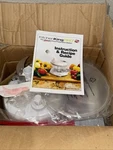 Kitchen King - Manual Food Processor Chop Slice Julienne Mix Blend Red. Fixed Price $38.00.