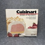 Cuisinart Whisk Attachment DLC-155 For DLC-10 Food Processor W/ Box New Vintage. Fixed Price $27.44.