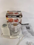 Black & Decker HC306 One-touch Electric Food Chopper 1.5 Cup Capacity. Fixed Price $19.99.