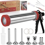 Smoqio 2LB Jerky Gun Kits 304 Stainless Steel Beef Stick Shooter. Fixed Price $63.98.