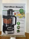 Hamilton Beach 70723G Black & Stainless 10 Cup Stack Snap Big Mouth Food Proce. Fixed Price $69.95.