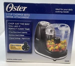 Oster Mini CHOPPER-3C .chops Onion, Veggies, Nuts, & Whisks Model FPSTMC3321. Fixed Price $57.40.