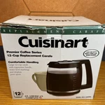 Cuisinart Premier Coffee Series Cup Replacement Carafe 1200PRC. Fixed Price $11.40.