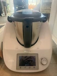 Vorwerk Thermomix Standalone Mixer W/ Touchscreen, Stainless Steel Bowl, White. Fixed Price $300.00.