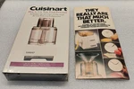 Cuisinart How To Use Your Food Processor Recipes Vhs Tape DLC-7 DLC-8 + Pamphlet. Fixed Price $8.15.