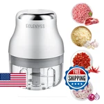 Vegetable Chopper, 100ML Electric Garlic Usb Rechargeable Mini Blender,. Fixed Price $45.39.