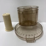 Cuisinart DLC-10 Plus Amber Lid Chute Replacement Part Vintage -& Pusher. Fixed Price $20.00.
