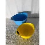 Cuisinart Nesting Mixing Bowls Set Of 2 Blue Yellow Pour Spout Non-slip Base. Fixed Price $20.00.