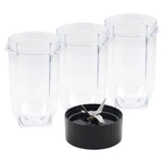 Cross Blade And 3 Pack Tall Cup Replacement Part Combo For Magic Bullet MB1001. Fixed Price $25.99.