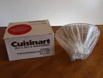 Vintage 051 Cuisinart Funnel For Expandable Feed Tube DLC-7 DLC-8 Accessory. Fixed Price $12.95.