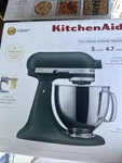 Kitchenaid Artisan Series 5-QUART Tilt-head Stand Mixer In Pebbled Palm KSM150. Fixed Price $289.00.