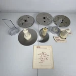 Lot Of Waring Commercial Food Processor Model 11FP28 Blades And Accessories. Fixed Price $70.00.