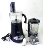 New Wolfgang Puck Bistro Collection Food Processor Blue BBLFP001 W/ Blades. Fixed Price $39.95.