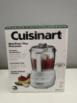 Cuisinart Mini-prep Plus 3-CUP Food Processor DLC-2A White Chopper Grinder. Fixed Price $37.99.
