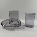 Cuisinart Food Processor FP-8WBC Work Bowl Cover Lid & FP-8P Pusher Replacements. Fixed Price $22.94.