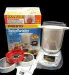 Presto Tater Twister Curly Fry Cutter W/ Bonus Blade Spiral Corer, New Open Box. Fixed Price $64.99.