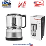 Kitchenaid KFC3510 3.5 Cup Mini Food Chopper Contour Silver Electric Ne. Fixed Price $35.99.