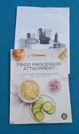Vitamix Food Processor Attachment Manuals & Recipess VM0215. Fixed Price $10.00.
