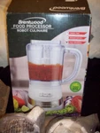 Brentwood FP-549W Food Processor New In Open Box 3 Cup Capacity White. Fixed Price $19.99.