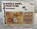 Vintage Kitchenaid Food Processor Whole Bowl Feed Tube Acc K7-WBF KFP700 Hobart. Fixed Price $38.25.