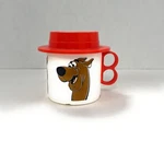 King Dominion Scooby-doo Cup Vintage Souvenir Whirley Plastic Mug W/ Lid 4. Fixed Price $9.99.