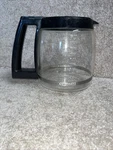 Cuisinart Replacement 12 Cup Glass Carafe Black Coffee Pot Decanter. Fixed Price $8.99.