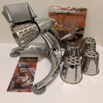 Saladmaster V Machine Food Processor Manual Slicer Shredder W/ 5 Cutters G8 Cond. Fixed Price $179.99.
