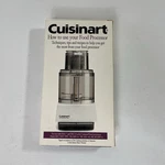 Cuisinart How To Use Your Food Processor Vhs Tape DLC-7 & DLC-8 Series. Fixed Price $5.59.