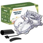 Kitbecook Garlic Ginger Twister Chopper Set Whit 3.14 X 1.57, Transparent. Fixed Price $33.99.