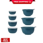 Kitchenaid 7PC Plastic Mixing Set With Lids Stackable Prep. Fixed Price $46.99.