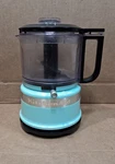 Kitchenaid RKFC3516AQ 3.5 Cup Mini Food Processor - Aqua Sky Blue. Fixed Price $79.99.