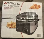 Ambiano Deep Fryer 8 Cup Capacity New In Opened Box Unused 1200 Watts. Fixed Price $21.95.