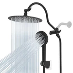 Metal High Pressure Shower Faucet Set Rainfall Head Combo Kit System. Fixed Price $72.99.