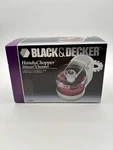 New Black & Decker Handy Chopper HC2000 Mincer Push Button 1.5 Cup Chopping Bowl. Fixed Price $39.87.