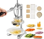 French Fry Cutter, Ergonomic Potato Slicer With Blades (1/2", 3/8", 1/4") & Ju. Fixed Price $163.09.