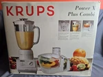 Krups Power Plus Combi Blender 48OZ Food Processor, New, Open Box. Fixed Price $60.00.