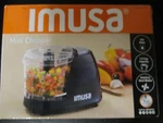 Imusa 1.5 Cup Mini Chopper Stainless Steel Blades Nib. Fixed Price $17.99.