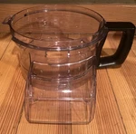 Cuisinart Food Pro. Continuous Feed FP-9CF Part, Work Bowl Black Hndl. CFA-10WB. Fixed Price $39.99.
