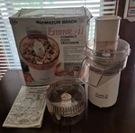 Hamilton Beach Scovill Food Processor Emmie Ii Model 545 Manual & Box. Fixed Price $29.99.