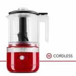 Kitchenaid KFCB519ER Cordless Chopper, Cup, Empire Red. Fixed Price $99.87.