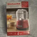 Kitchenaid KFC3511ER Electric Food Chopper Red 3.5 Cup Push Function Bowl. Fixed Price $30.00.