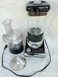 Cuisinart BFP-10CH Powerblend Duet Blender Food Processor Glass Jar Tested & Box. Fixed Price $60.00.